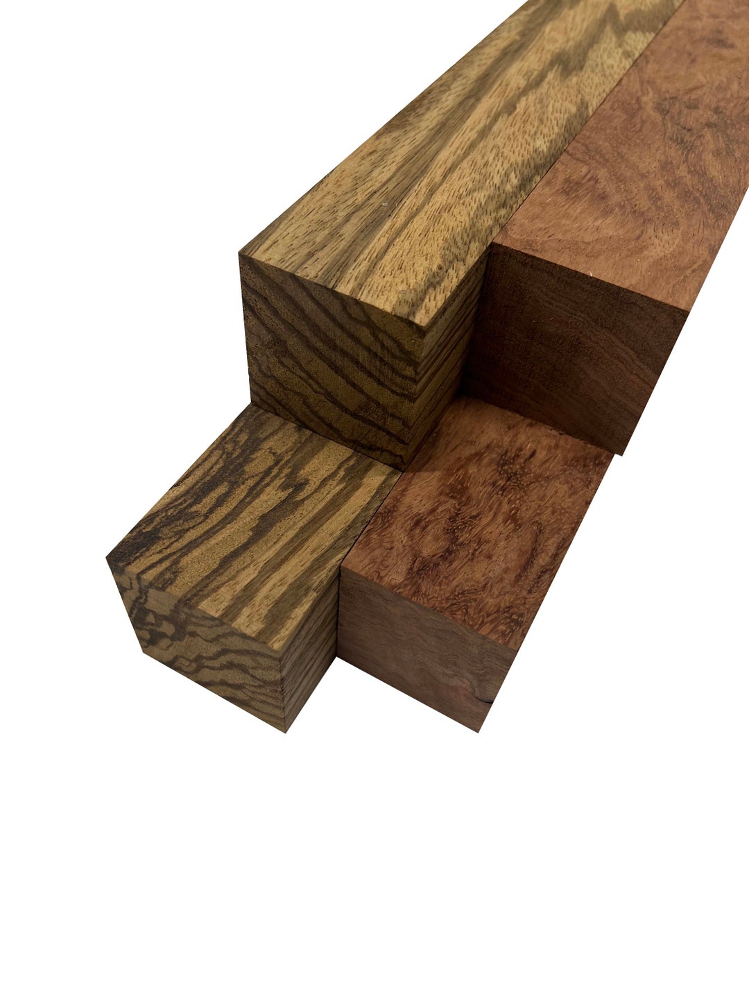 Pack of 4 Turning Wood Blanks 2x2 Zebrawood Etsy Singapore