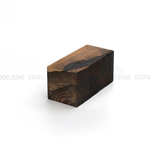 2"x2"x3"-Gaboon Ebony Bottle Stopper Blank
