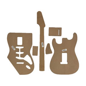 Stratocaster &#39;62 style Guitar Template Set (SKU: 13942) - Exotic Wood Zone