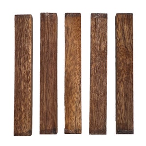 Pack of 5, Indian Walnut Pen Blanks | 3/4&quot; x 3/4&quot; x 6&quot;