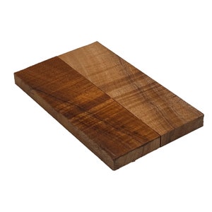 5&quot;x 1-1/2&quot;x 3/8&quot;-Hawaiian Koa Bookmatched Knife Blank/Knife Scales
