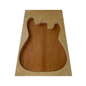 Spanish Cedar 21&quot;x14&quot;x2&quot; Guitar Body Blank | Bookmatched Tonewood for Electric, Acoustic, DIY Luthier Guitar Making