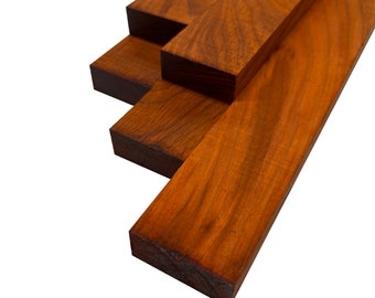 Exotic Wood Zone Pack Of 5 , Padauk Cutting Board Blocks | Best Lumber Board Block (3/4&quot;x2&quot;) | Perfectly Kiln Dried | Kitchen DIY | Framing