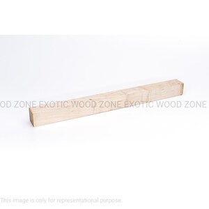 Hard Maple Turning Wood Blank- (1&quot;x1&quot;) Pick your size