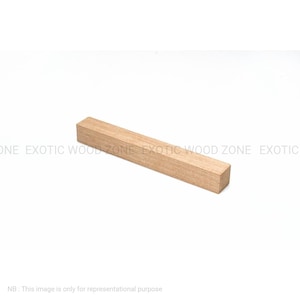 Alder Wood Pen Blanks – 3/4&quot;x3/4&quot;x5&quot; or 6&quot; Pick Your Size, Exotic Hardwood Turning Blanks for Pen Making, Lathe Supply by Exotic Wood Zone