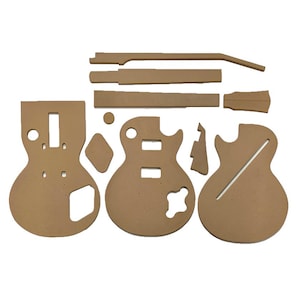 LP Standard Style Guitar Template Set (SKU: 13937) - Exotic Wood Zone