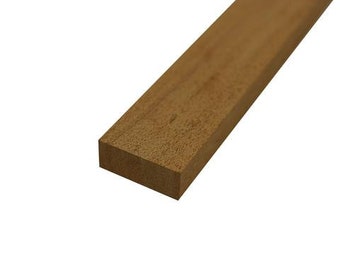 Exotic Wood Zone Pack of 2, Honduran Mahogany 3/4" x 4" Lumber Boards | Wood Craft | Cutting Board Blocks | Cabinet Making | Flooring | DIY