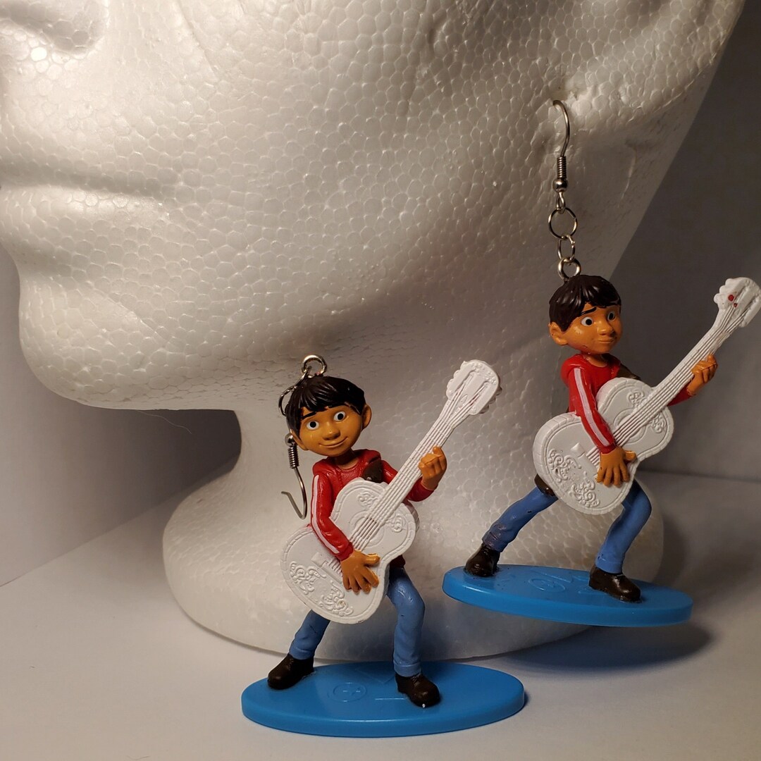 Coco Collectible Toy Figurine Earrings Toycore Kidcore Playcore Disney