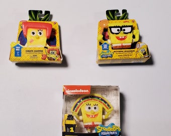 TINY Spongebob Collectible Toy Magnets Multiple Options Fridge, Workspace Decor Nickelodeon Bikini Bottom Aesthetic Playcore Toycore Kidcore