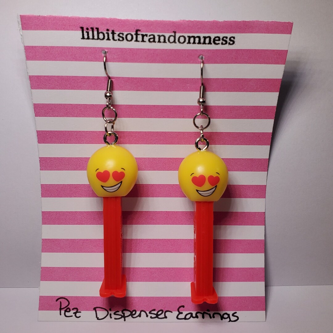 Pez Candy Dispenser Earrings Multi Options Tiny Food Jewelry Candycore
