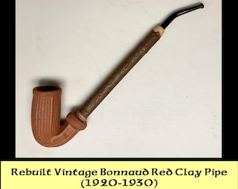 Rebuilt Vintage Bonnaud Clay Pipe