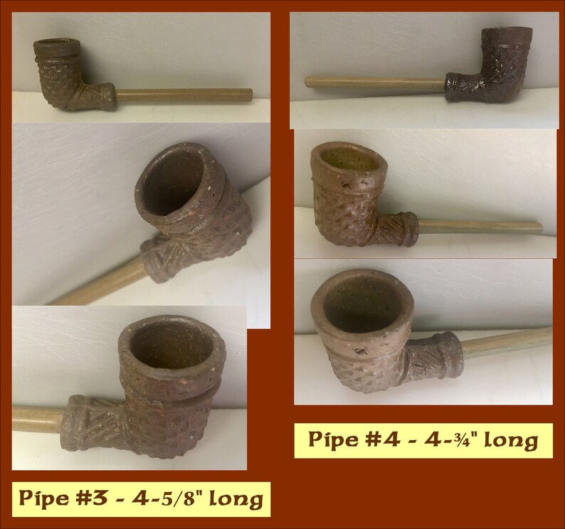Reed Pipes short Reed Pipe Antique Pipe Heritage Pipe Etsy