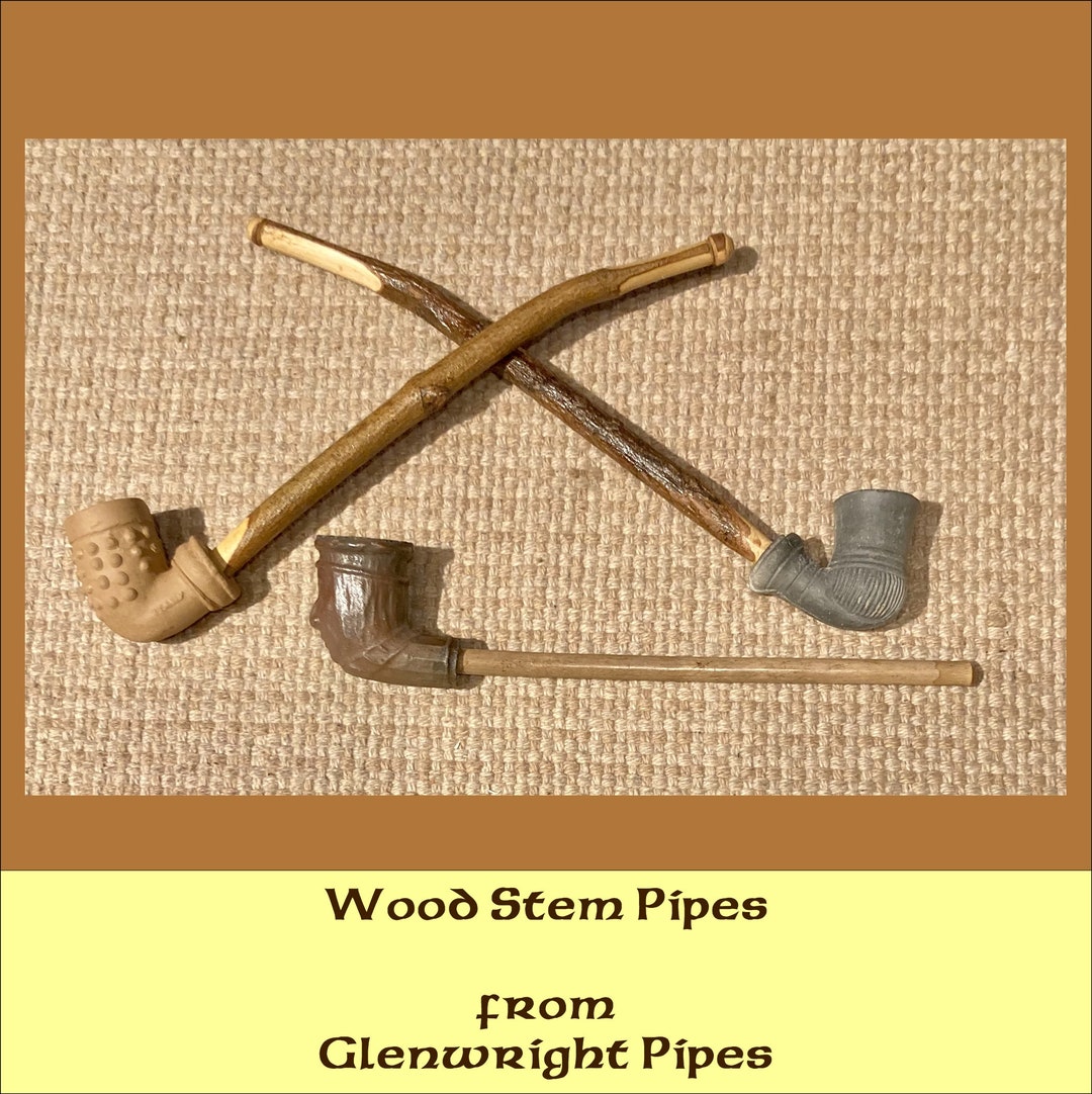 Wood Stem Pipes birch & Reed - Etsy
