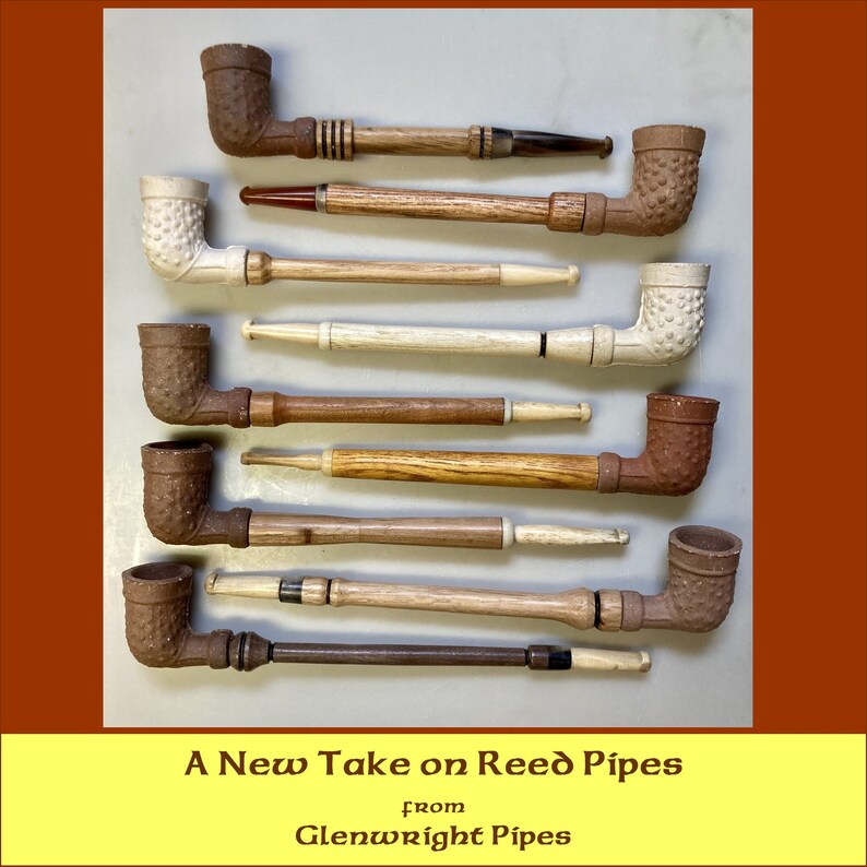 Reed Pipes Antique Pipe Clay Pipe Reed Trade Pipe Etsy