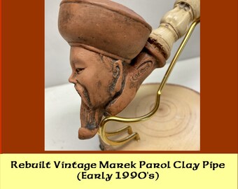 Rebuilt Vintage Parol Clay Pipe
