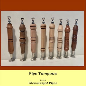 Hand-Crafted Pipe Tamper, Pipe Tamper, Pipe Tool, Pipe Accessory, Wood Pipe Tamper, Unique Gift
