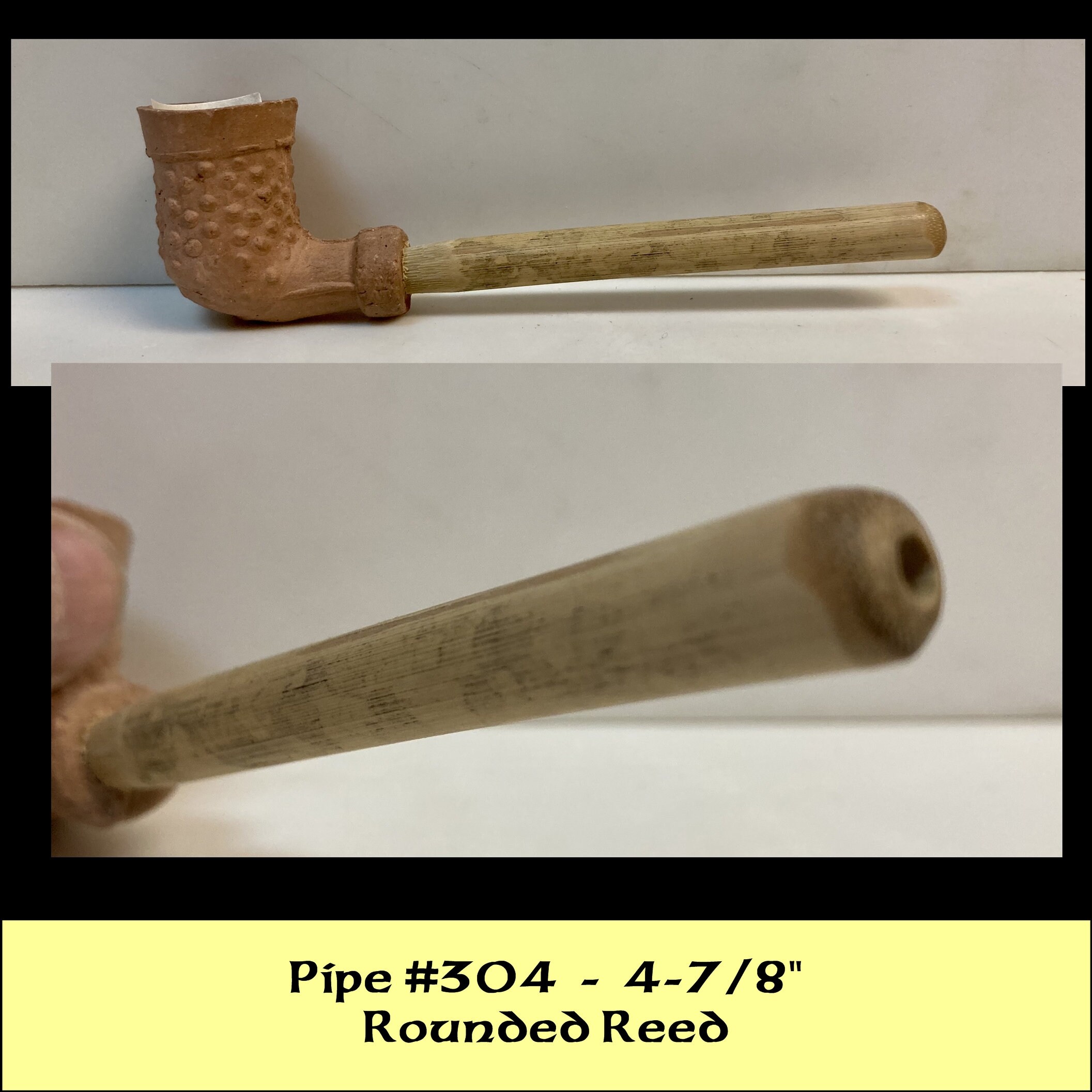 Vintage Bamboo Reed Pipes Reed Pipe Antique Pipe Clay Pipe Etsy