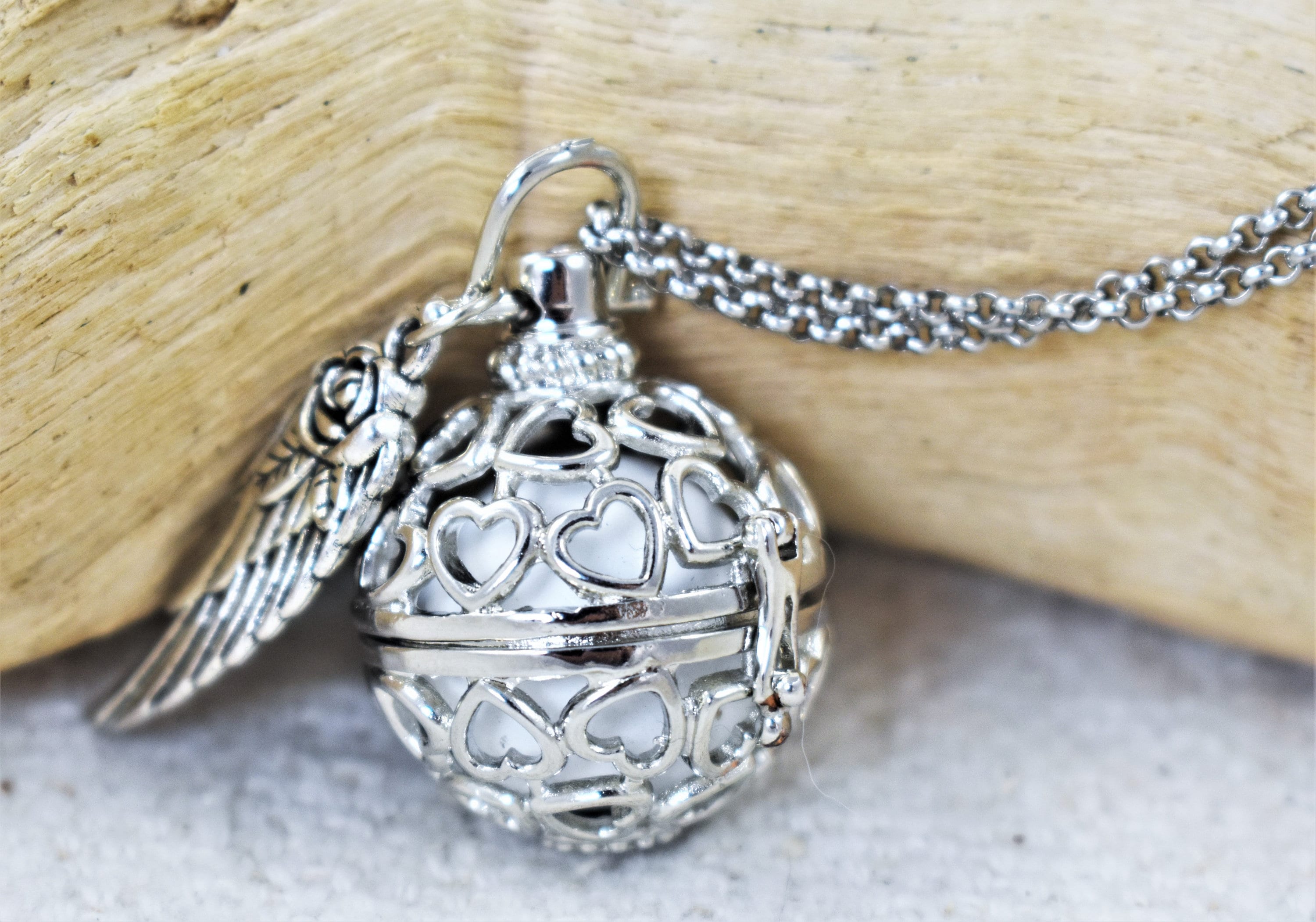 30mm Sterling Silver Harmony Ball Pendant - Etsy