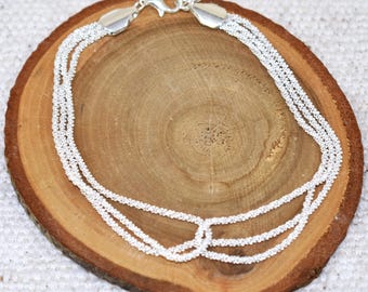 Tobillera de triple cadena plateada: centro en forma de bucle, pulsera brillante para el tobillo