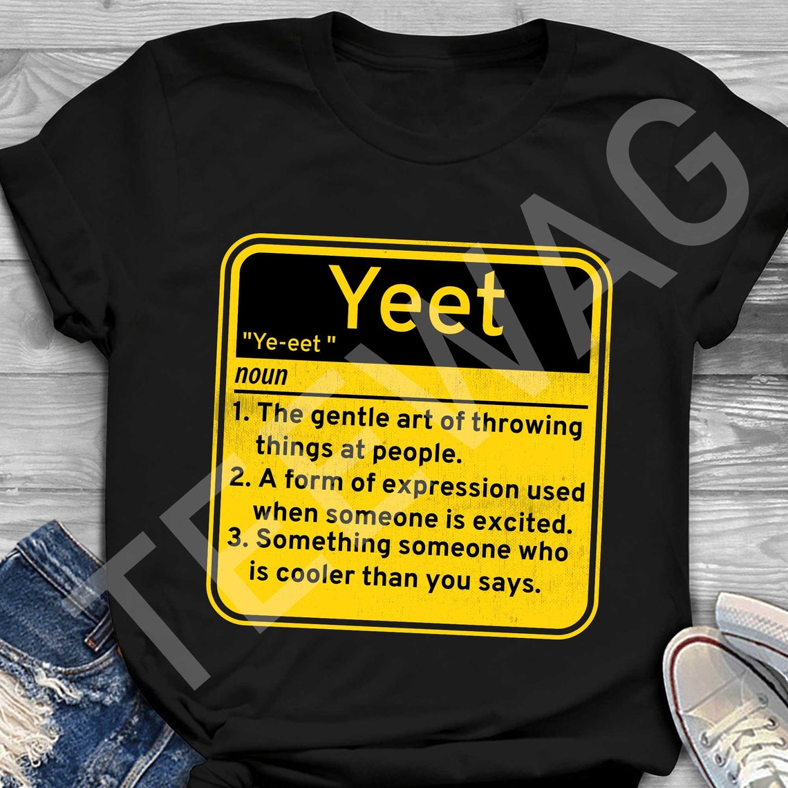 Yeet Definition Meme Yeet Dictionary T-Shirt | Etsy