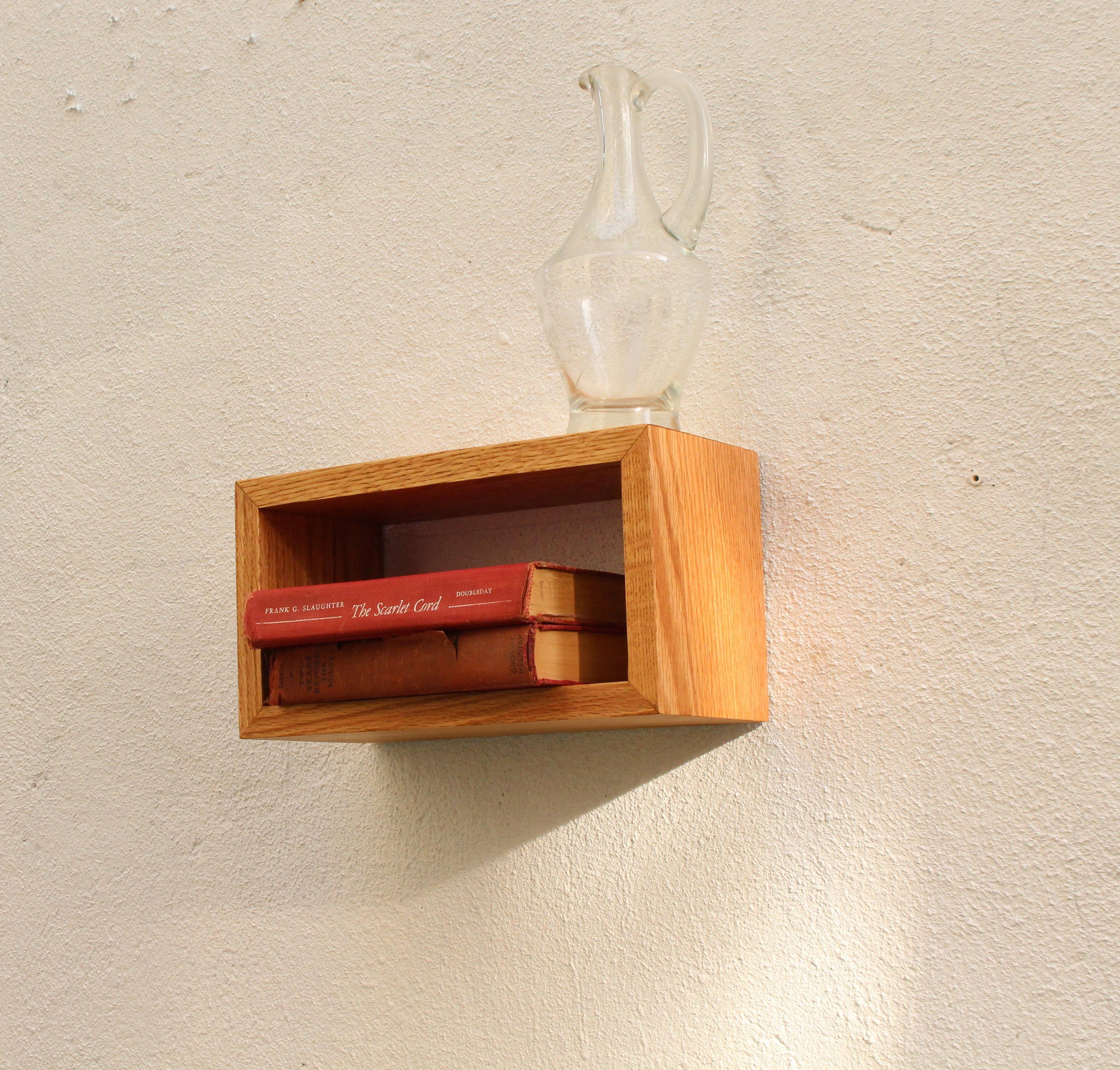 Rectangular Wood Floating Shelf Display Shelves Hardwood Etsy
