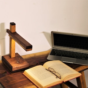 LED Lamp with AC Adapter Power Plug, Table Top Mid Century Modern Lighting