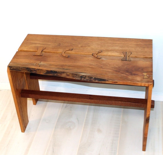 Cherry wood 2024 bed bench