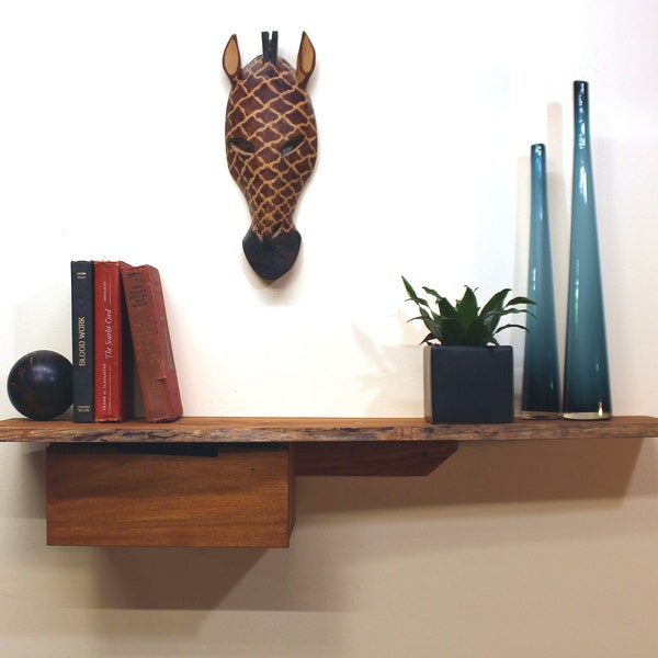 Live Edge Shelf Etsy