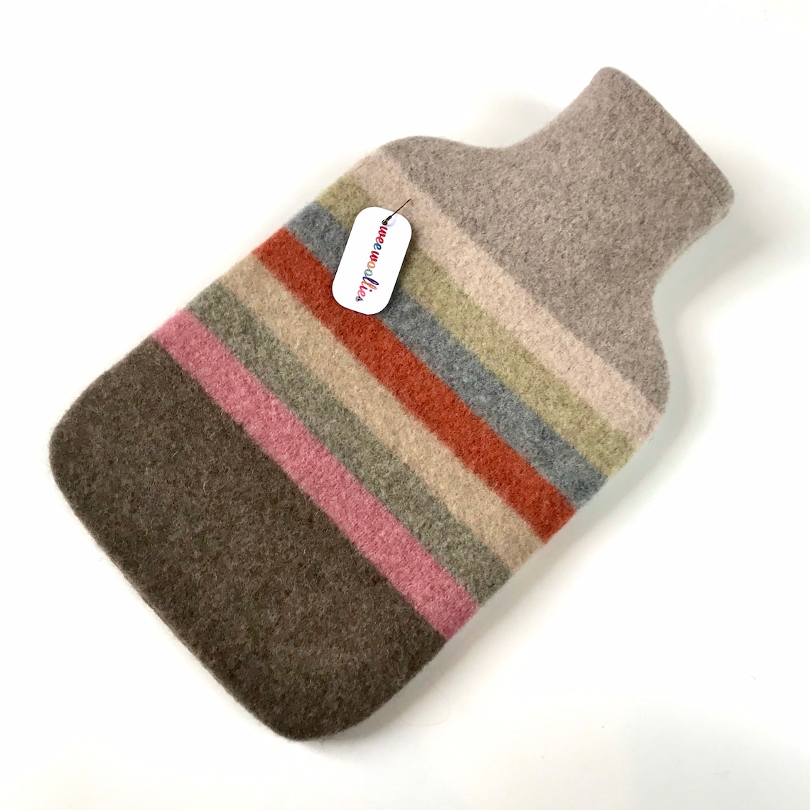 100 Felted Merino Lambswool Hotwater bottle. Etsy