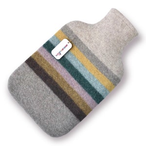 100 % Felted Merino Lambswool Hot-water bottle.