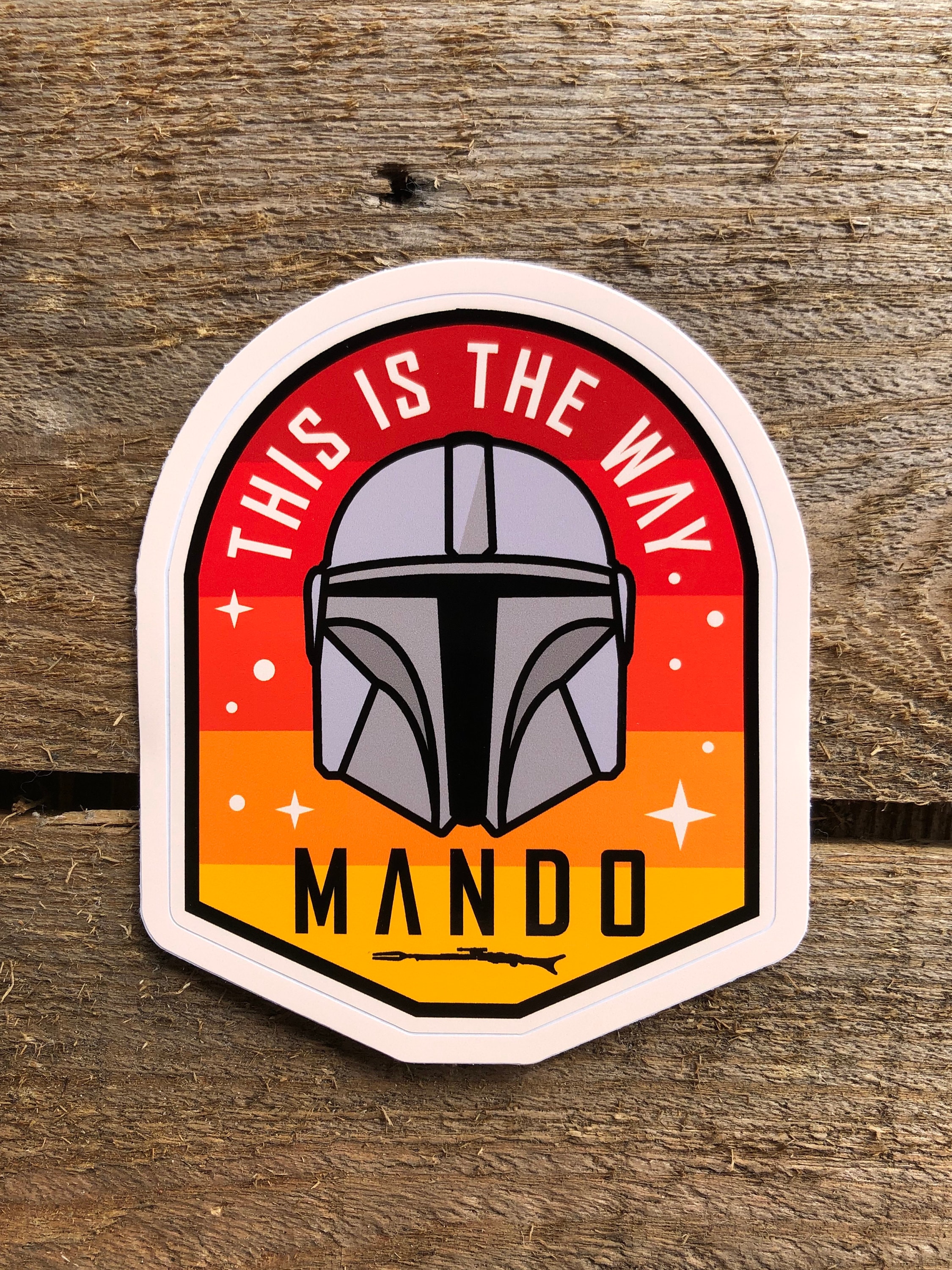 Mandalorian sticker deals