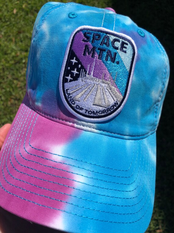 Space Mountain Tie-dyed Dad Hat Disney 