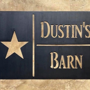 Custom Metal Texas Flag | Custom Signs | Laser Cut | Gifts