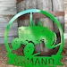 Tractor Family Name Sign | FREE SHIPPING | Personalized Metal Sign | Antique Tractor | Gifts | FARMHOUSE metal sign | Christmas gift 
