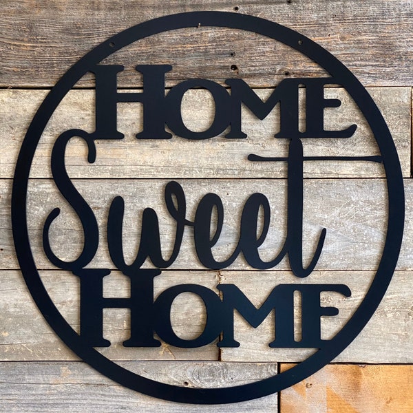 Home Sweet Home Sign | LOWEST PRICE | Free Shipping | Metal Signs | Gifts | Home Decor| wedding | anniversary | house warming