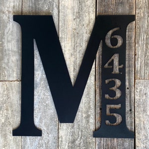 Monogram Address Sign | LOWEST PRICE | Free Shipping | Metal Monogram | Gifts | Address Sign | Custom Metal Sign