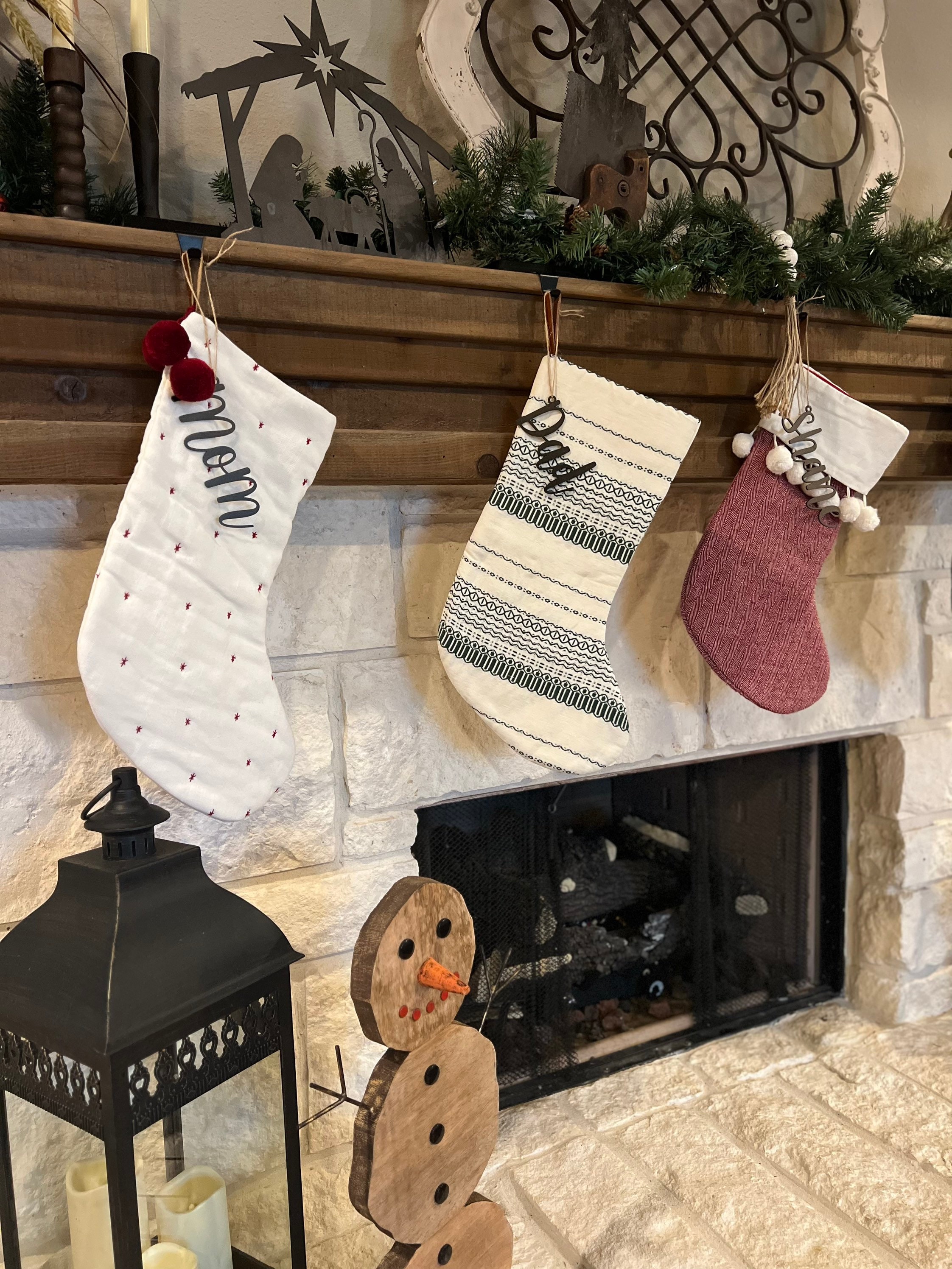 White, Gold, Silver Christmas Stockings - Etsy