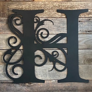 Single Letter Monogram | LOWEST PRICE | Free Shipping | Metal Monogram | Gifts | Wedding | Custom Metal Sign