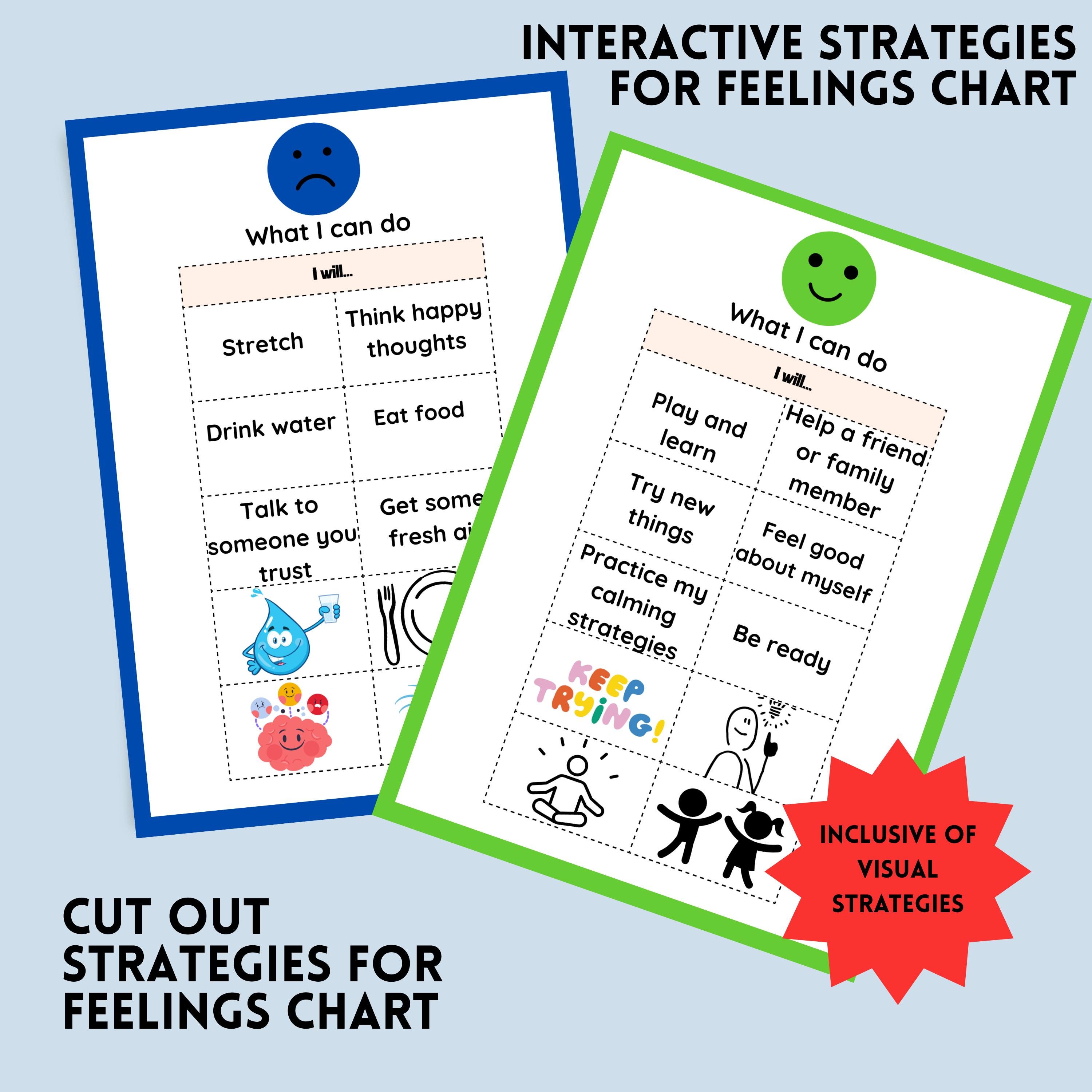 Self-regulation, Feelings and Emotions, Feelings Chart, Emotions Chart ...
