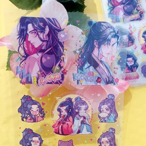 CLEAR Bingqiu Transparent Sticker Sheet