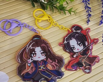 Mu Qing and Feng Xin Chibi Keychain - Etsy