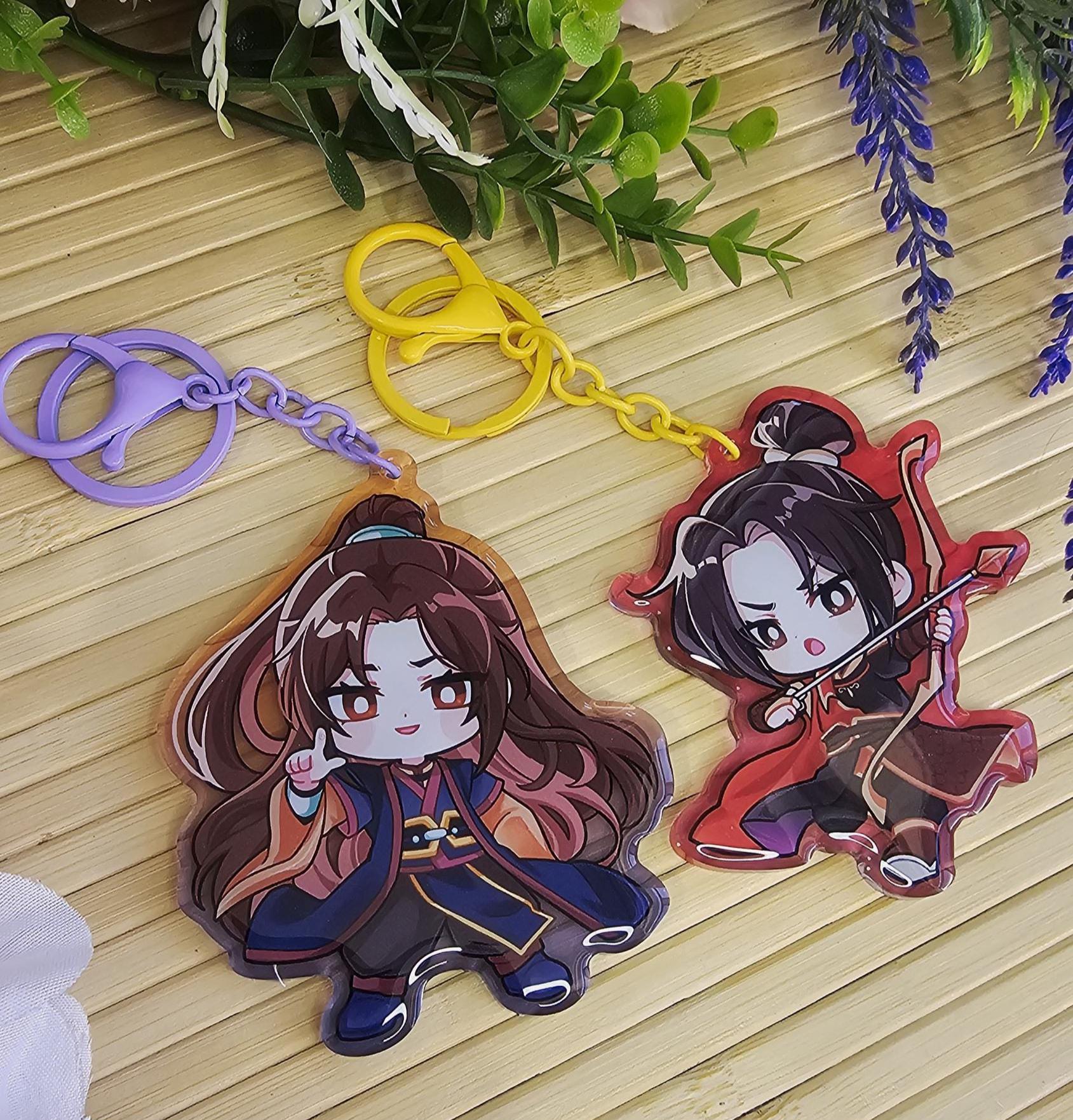 Xue Tsung-Hsien／Handmade Keychain Mu Qing and Feng Xin Chibi Keychain - Etsy