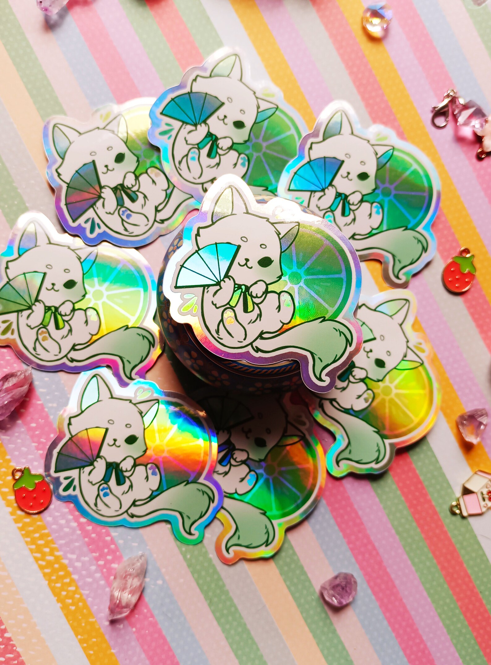 Dat Holo Sticker Cute Danmei Holo Sticker Set - Etsy