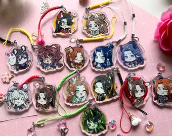 Mu Qing and Feng Xin Chibi Keychain - Etsy UK