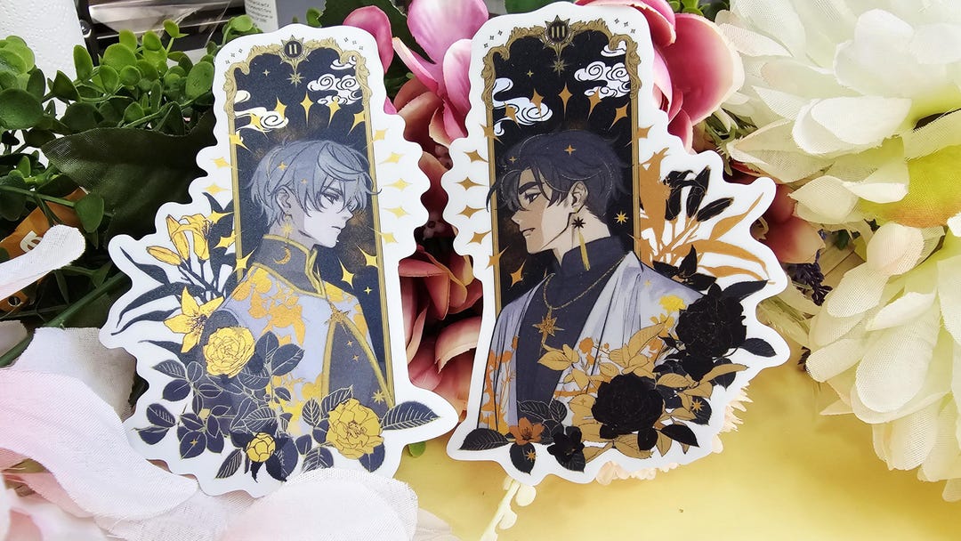 Ivan & Till ALNST Metallic Stickers - Etsy