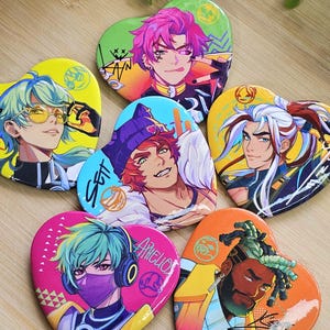 HeartSteel metalic pins