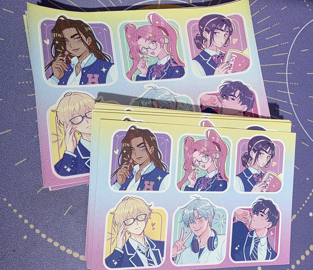 Alien Stage Sticker Sheets - Etsy
