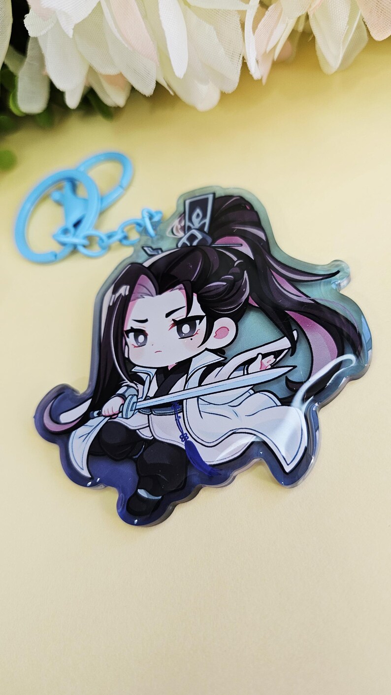 Luo Shen and Liu Chibi Keychain - Etsy