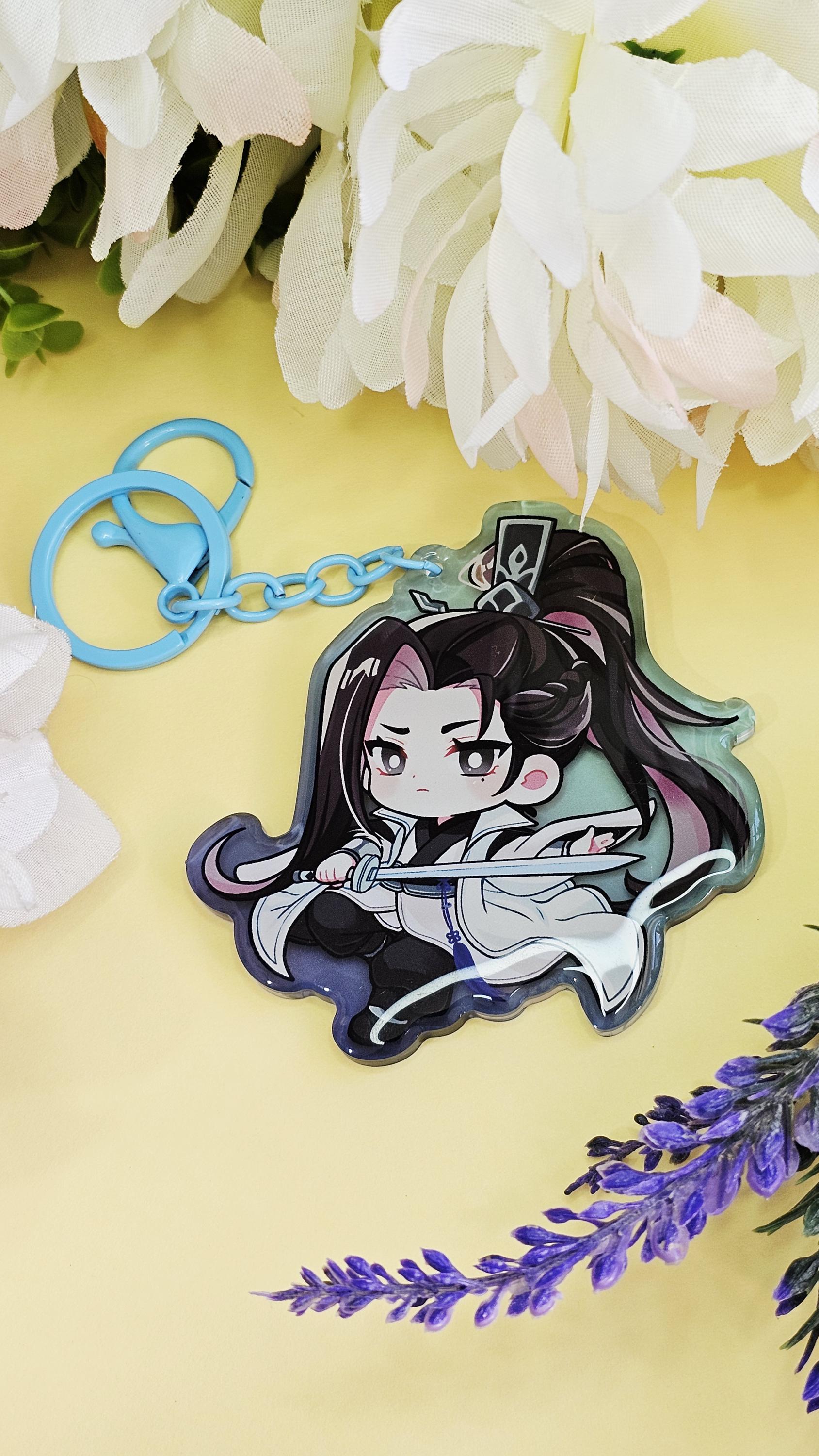 Luo Shen and Liu Chibi Keychain - Etsy