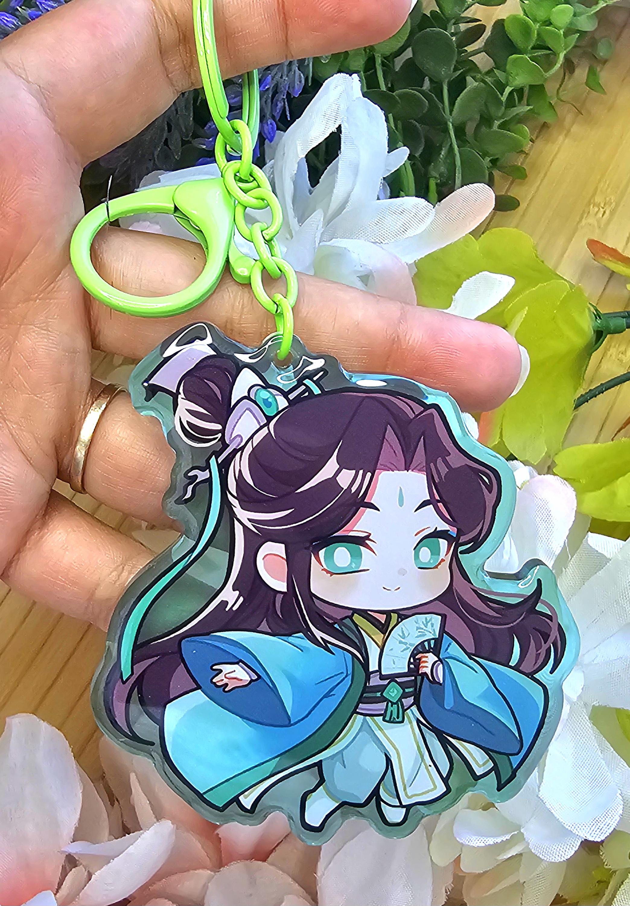 Luo Shen and Liu Chibi Keychain - Etsy